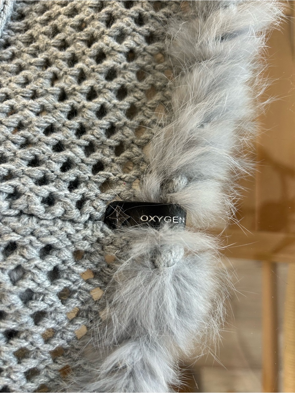 Oxigen Authentic Rabbit Fur Infinity Scarf - Picture 7 of 11